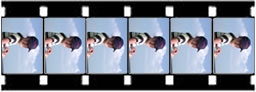 16mm  Filmstreifen 2-Loch Filmkopie USB