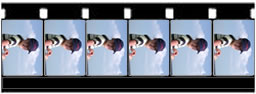 16mm  Filmstreifen 1-Loch Filmkopie USB