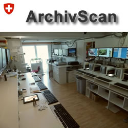 Das Labor von ArchivScan in der Schweiz