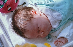 Dia TOP-Scan, Beispiel 1: schlafendes Baby