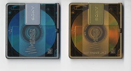 MiniDisc Vorderseite